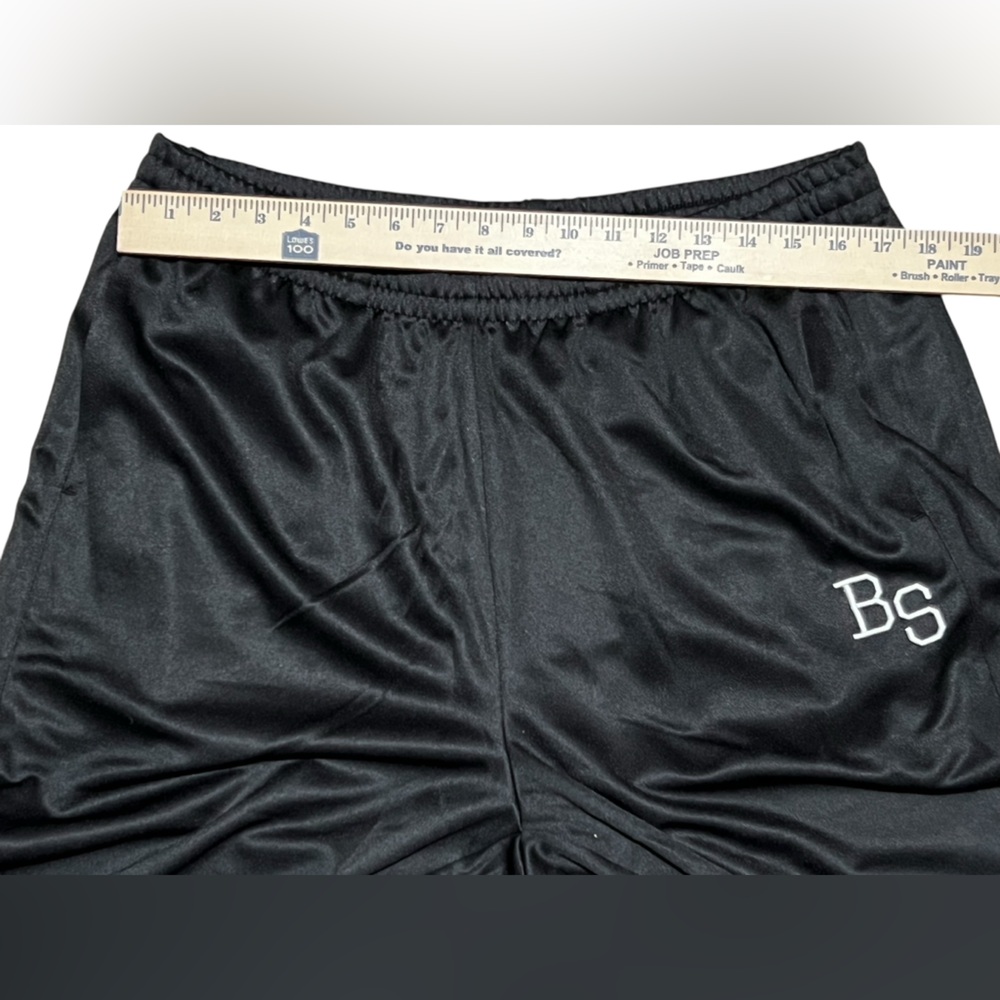 Black Scale collegiate men's track pants Athletic Logo black size 38 - Picture 7 of 16